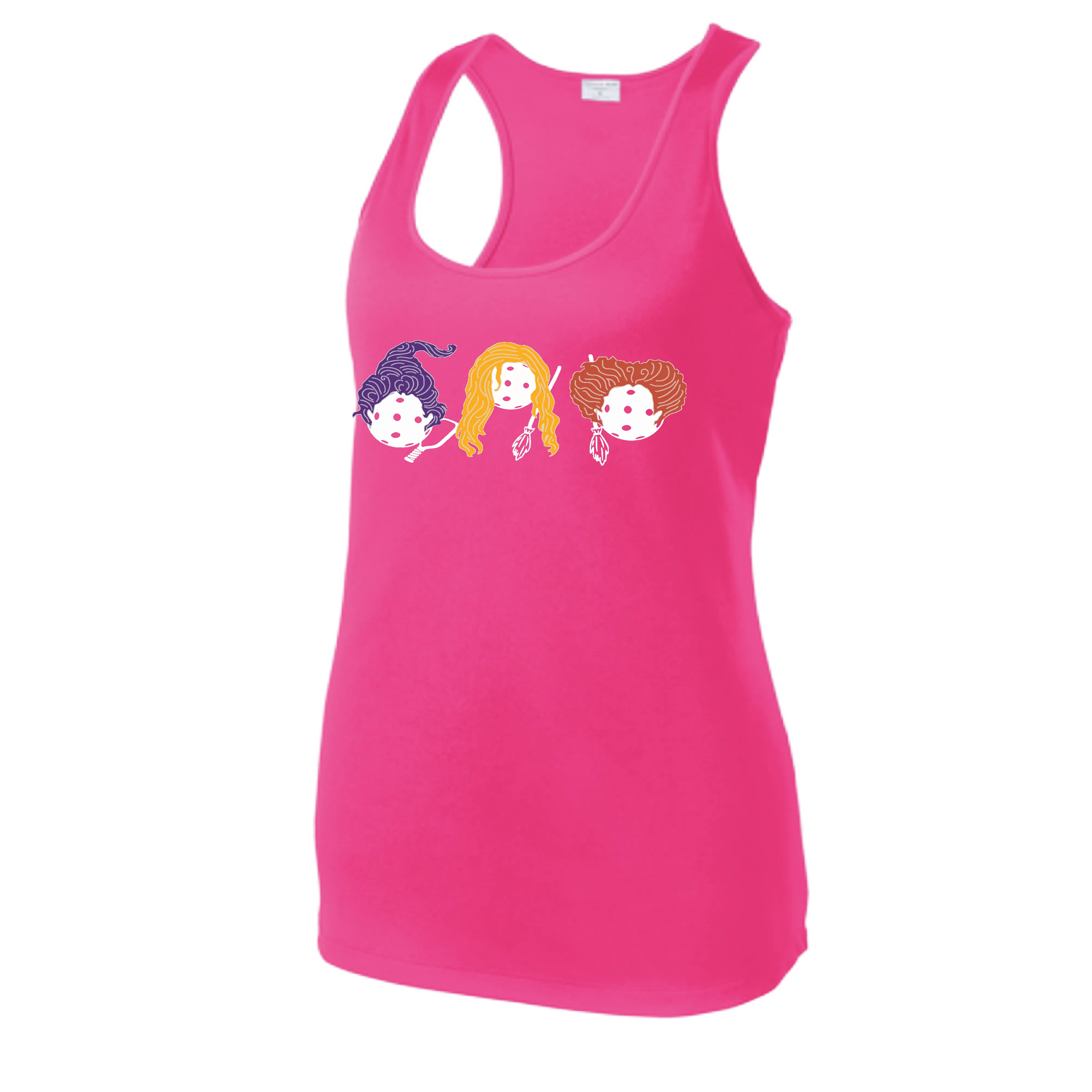Hocus Pocus | Women's Racerback Pickleball Tank | 100% Polyester