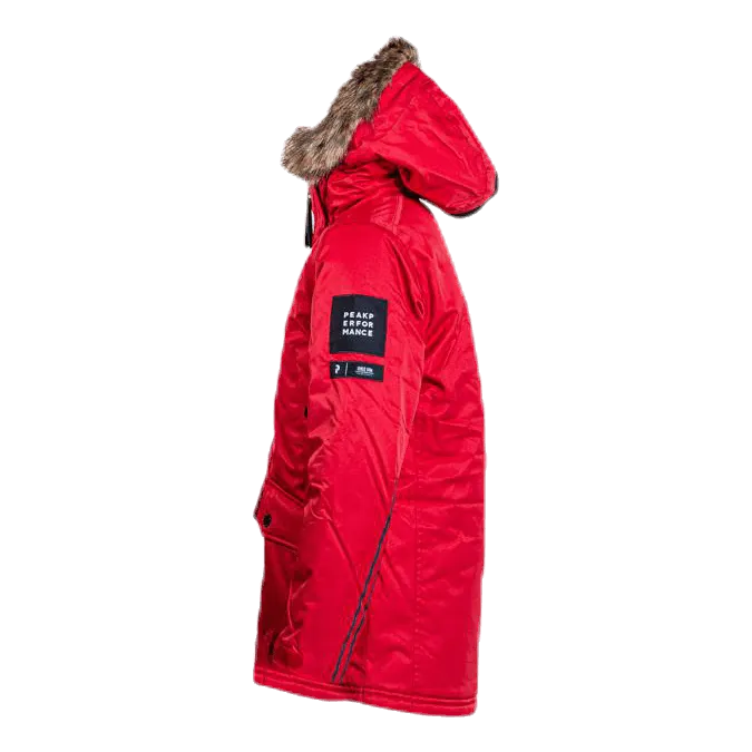 Junior Local Parka Red